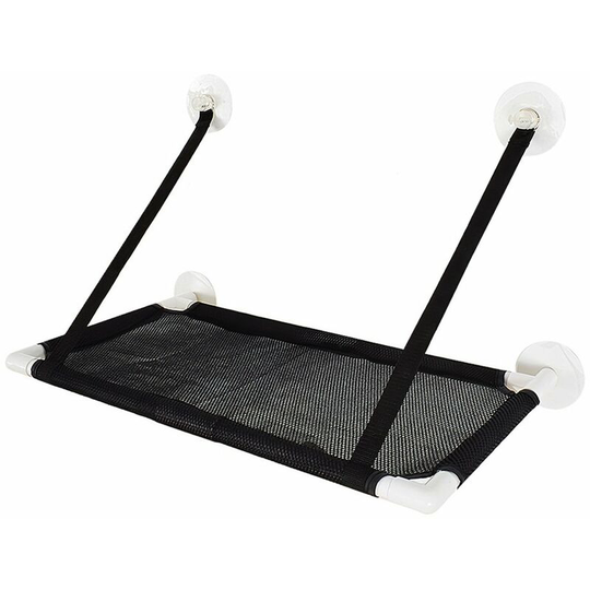 Cat Window Perch Hammock Bed Cooling Breathable Deck Window Suction Cups Seat Cat Shelves Sunbath Hammock Bed for Cat Hold up to 10KG 22lbs