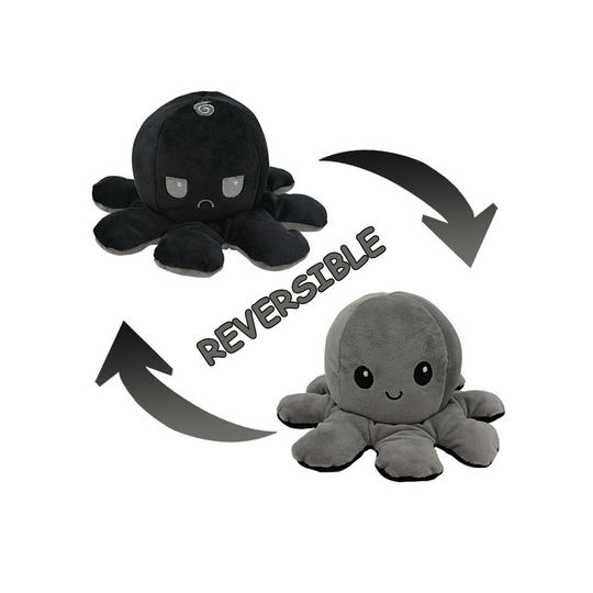 (Style 27) Reversible Octopus Plush Toy Double-Sided Flip UK