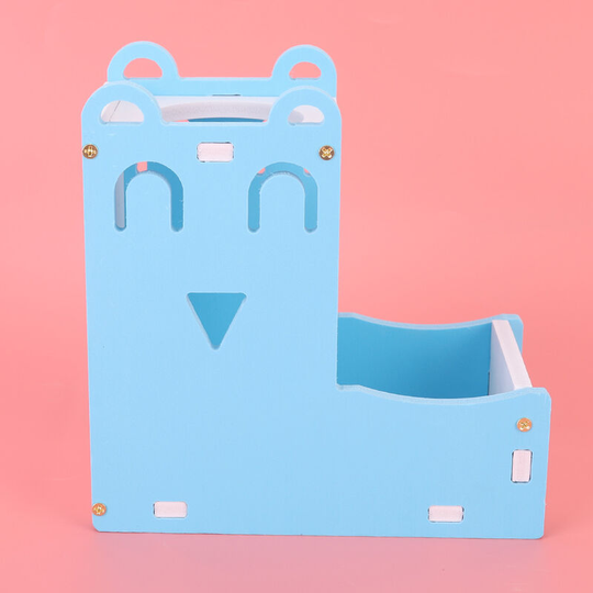 2 in 1 Blue Rat Hamster Automatic Pet Water Drinking Bottle Food Feeder Fountain Dispenser