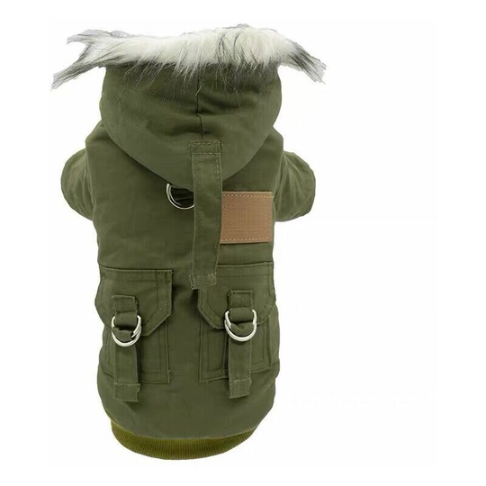 Winter Coats for Dogs, Hooded Dog Snowsuit Coats Waterproof Padded Fit for Dogs Cats Puppies m