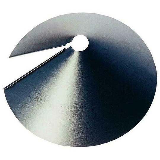 Wrap Around Squirrel Guard Baffle Hangable & Mounted Bird Feeders & Poles Protective Cover,model: 12in - model: 12in