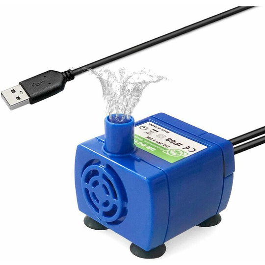 Replacement Low Noise Pump Motor for usb Pet Water Fountain (with Auto Shut Off)