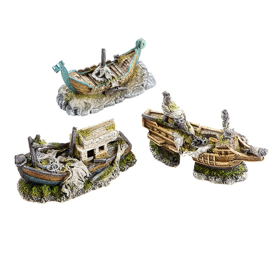 Classic Romantic Wrecks Boat Assortment 135mm