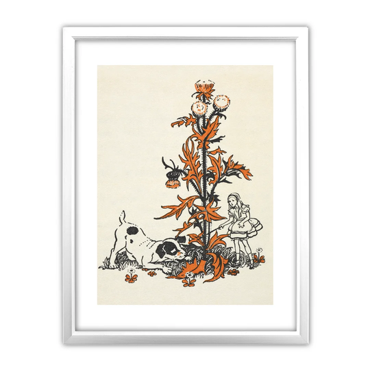 Alice's Adventures in Wonderland by Gwynedd M. Hudson Framed Graphic Art