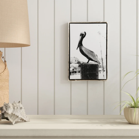 Pelican Perch by Laura DeNardo - Wrapped Canvas Photograph Print