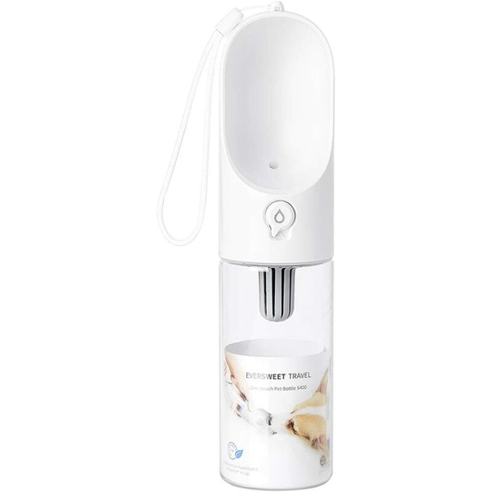 Portable Pet Water Bottle,BPA-Free,Antibacterial, Travel Tumbler for Dog and Cat Water Bowl-400ml