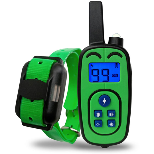 Lifcausal - Dog Training Collar Bark Collar with Remote Rechargeable Dog Shock Collar Waterproof Barking Control Training Collar with 4 Training