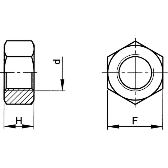M20 Hex Nut (8)- you get 5 - Qualfast