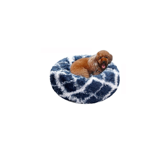 (Navy, 80cm) The Cloud Dog Bed Comfy Pet Nest Bed