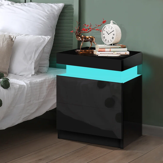 Oconner 2 Drawer Bedside Table