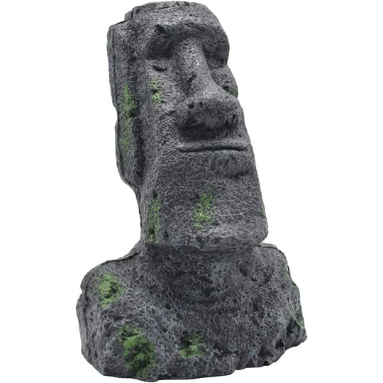 Benobby Kids - Easter Island Statue Figure Stone Figure Decorative Sculpture for Garden Landscape Aquarium Decoration Aqua Ornaments