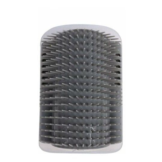 Cat Brush Comb Accessories Wall Corner Comb Grooming Comb Pet Brush Gray