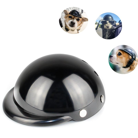 Pet Mini Motorcycle Helmet Accessories Pet Cap Protection Pet Supplies S