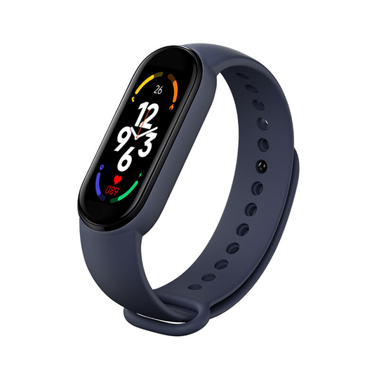 Health & Fitness Tracker, Heart Rate & Sleep quality,IP67 Waterproof(Navy blue) - Muff