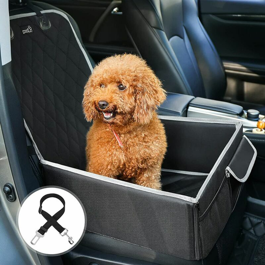 Dog Car Seat Basket, Nylon Non-Slip Waterproof Dog Car Seat Cover