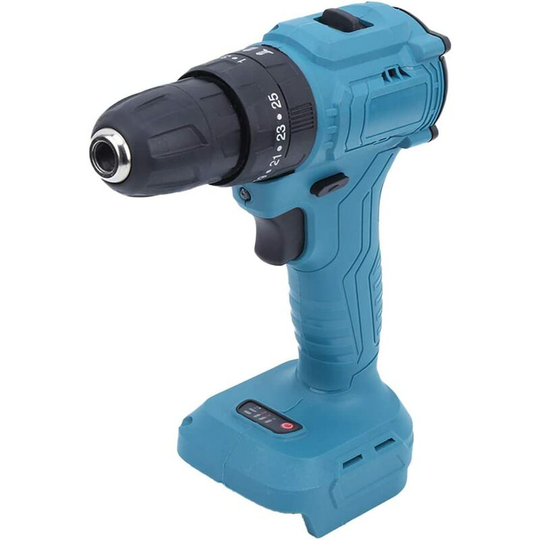 Brushless Electric Hand Drill, 21V Lithium Rechargeable Battery Drill, With Light Function, For Drilling Nuts, Unloading Nuts, Drilling Wood