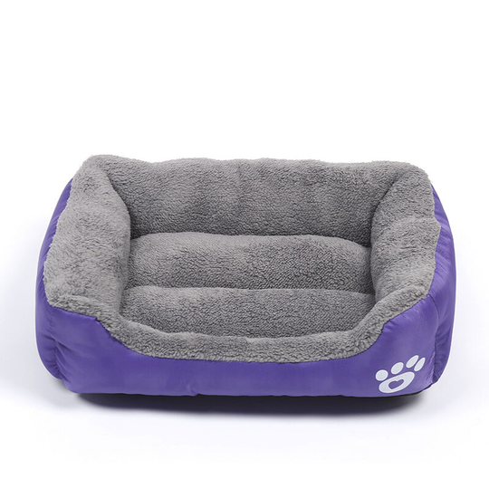 Dog Bed, Dog Bed and Basket Dog Bed, Waterproof Pet Mat Cushion and Sleeping Pad for Kitty Cat and Small Puppy Dog, Soft and Washable(Purple)