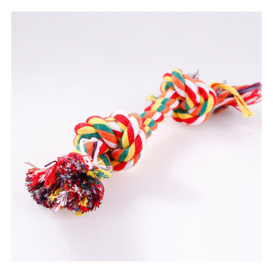 Betterlifegb - Pet toys, dog cotton rope, bite resistance, interactive workout, dog teething supplies, set of 6 pieces (style is random)