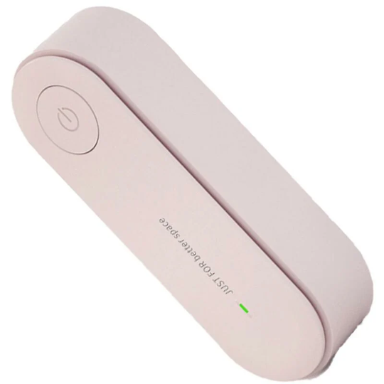 Household ultrasonic mite remover mosquito and rodent repeller air purifier (pink)