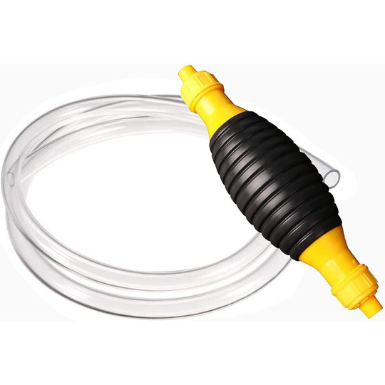 Gasoline Hand Pump, Fuel Transfer Pump, 8mm 2M Siphon Manual Pump Emergency Hand Pump Suction for Petrol Gas Diesel Oil Water Liquid Fish Tank