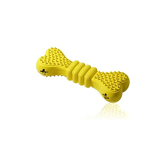 Dog Chew Toy for Aggressive Chewers, Food Dispenser Toy, Safe Rubber for Cleaning Teeth and Training, Interactive Dog Toys for Small/Medium Dog, Fun