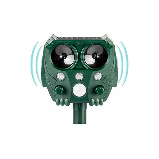 Ultrasonic Solar Repeller Animal Repeller Waterproof Animal Repeller Bird Repeller - Flkwoh