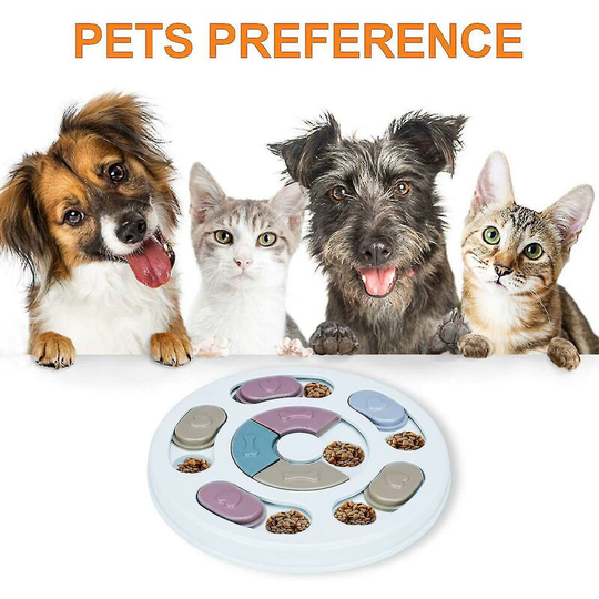 Pet Bowl Slow Feeder Bowl Preventing Choking Indigestion Educational f
