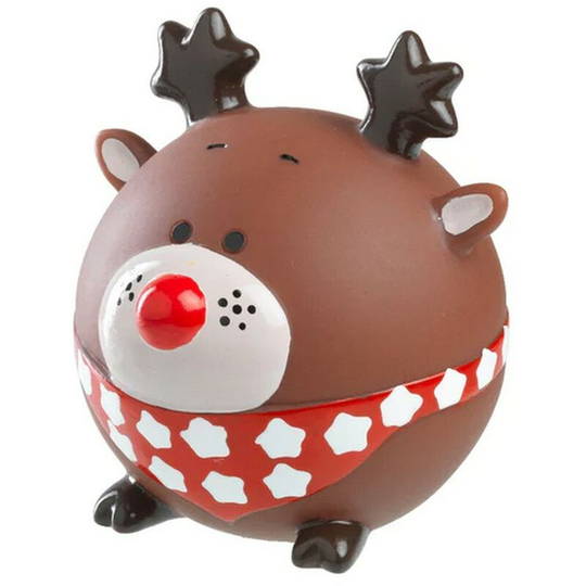 Rudolph Vinyl Dog Chew Toy (One Size) (Brown) - Brown - House Of Paws