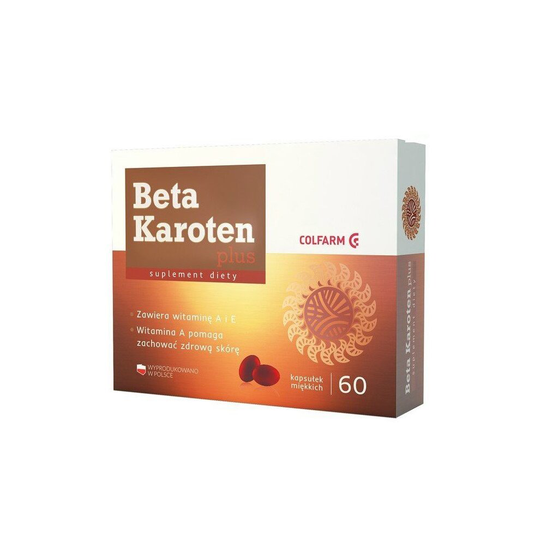 Beta Karoten Plus, 60 kaps Beta Carotene Plus, vit A+E