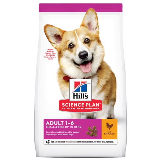 Hill's Science Plan Adult 1-6 Small & Mini with Chicken - 6kg