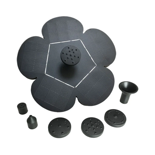 Deckon - Solar Fountain, Solar Fountain Pump with Built-in Battery Backup, Solar Birdbath Fountain Pump, for Swimming Pool, Garden, Pond, Patio, Yard