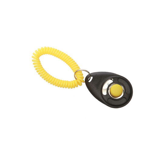 Heguyey - Dog Training Finger Clicker, Training Clicker with Elastic Band and Large Button, Professional Clicker for Dog Cat Horse