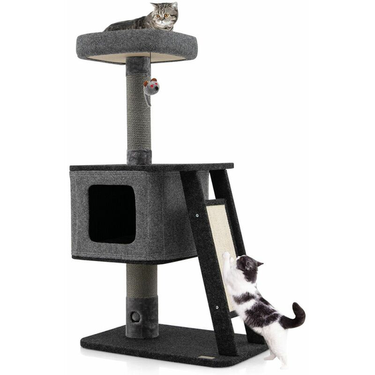 3-Layer Cat Tower Tree Cat Climb Stand Cat Condo Multi-Platform Activity Center
