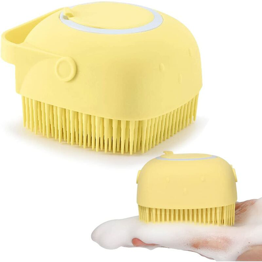 Cleaning Pet Brush Glove, Pet Glove, Massage Glove, Long Hair, Short Hair, Cat, Dog, Horse, Rabbit, Beauty for Remote Hair Removal,Yellow