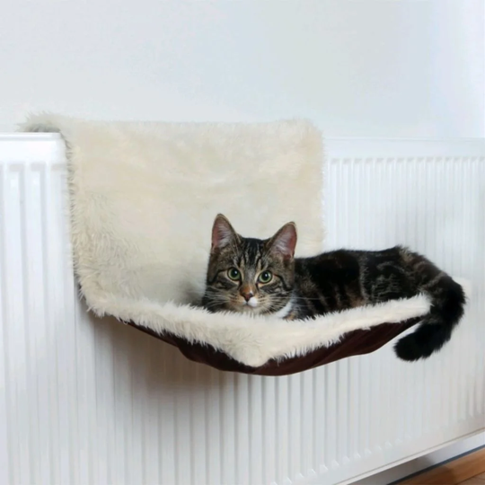 Trixie Radiator Pet Bed Plush Cream/Brown