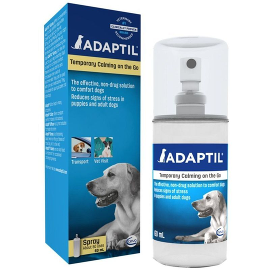 Adaptil - Calming Pheromone Spray Liquid For Dogs (60ml) (Blue) - Blue