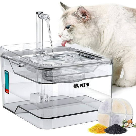 Cat water dispenser, a pet water dispenser upgraded in 2021 101 oz/3 liter automatic dog and cat water dispenser Ultra-quiet cat water dispenser with