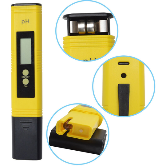 Betterlifegb - ph Meter betterlife, Portable Digital ph Tester Reader 0.01pH Resolution, Test with 0-14 pH Measuring Range Aquariums, Hydroponics,