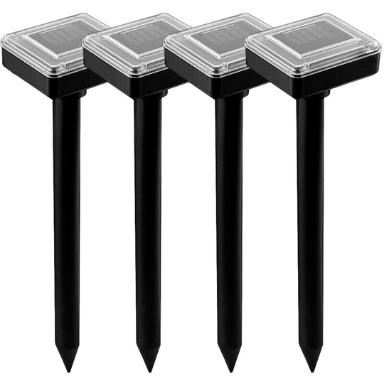 4 Solar mole repeller garden rodent deterrent solar mole deterrent anti mole control lot of 4 ...