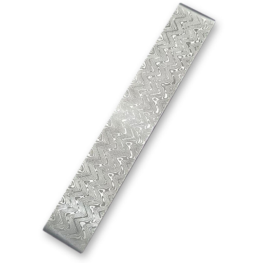 Damascus Steel diy Cutter Making Materials Pattern Steel Bar Cutter Blade Blank Has Been Heat Treating