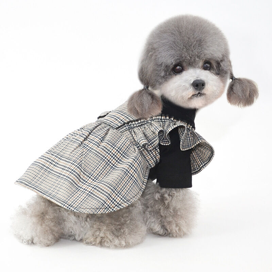 Benobby Kids - Spring and summer new pet skirt dog skirt pet clothes spring dog two-legged clothes Teddy Boomerang vip clothes (m (chest 35', neck