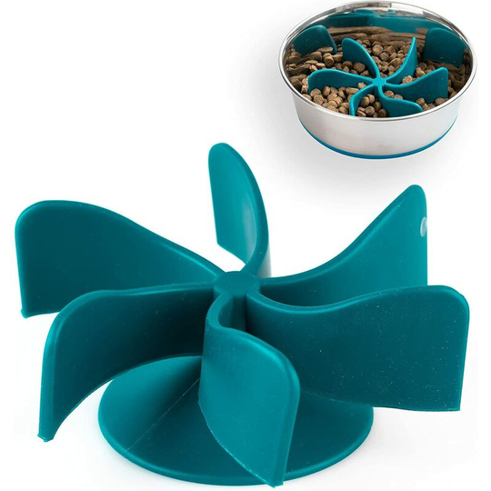 Slow Spiral Dog Food - Turn a dog bowl or bowl into a slow bowl (for slowing dog and cat food).