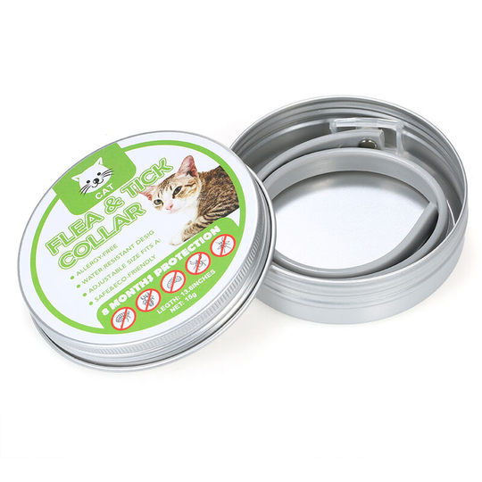 Cats Flea and Tick Collar Treatment Prevention Natural Essential Oil Adjustable Waterproof 8 Months Protection