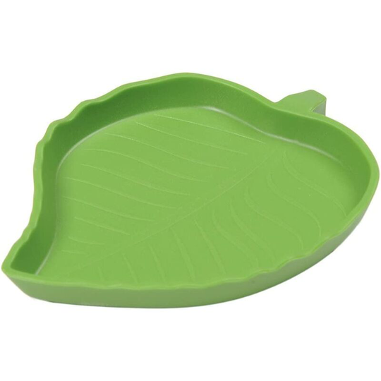 Leaf Shape Turtle Reptile Water Bowl (m Size)