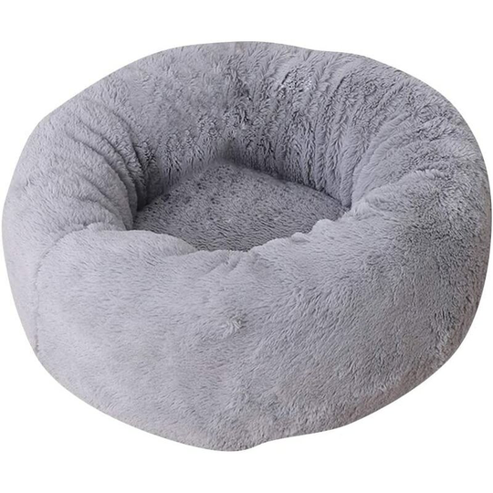 Cat Basket Bed for Kitten Soft Soft Cushion Basket Bed for Cat and Small Dog XH029 (l, Light Gray)