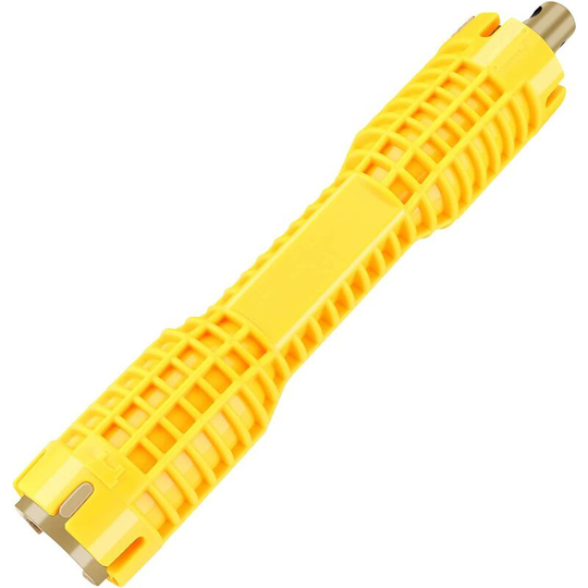 Bearsu - Faucet and Sink Installer Tool, Multifunctional Faucet Wrench Tool, Double Head Sink Installer Tool Water Pipe Spanner Tackle for Plumbers