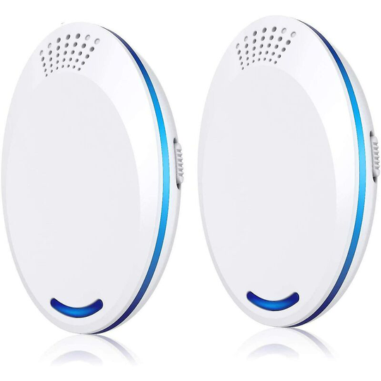 Pack Of 2 Ultrasonic Pest Repeller For Mice Spiders Mosquitoes