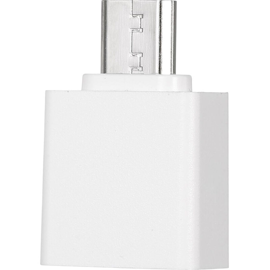 OTG Adapter Micro USB to USB2.0 Adapter Portable Micro USB Adapter Mini Size Plug and Play Wide Compatibility White,White,Micro USB - White,Micro USB