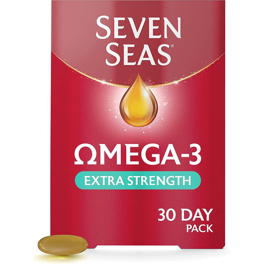 Seven Seas Omega 3 Fish Oil Extra Strength with Vitamin D - 30 Capsules