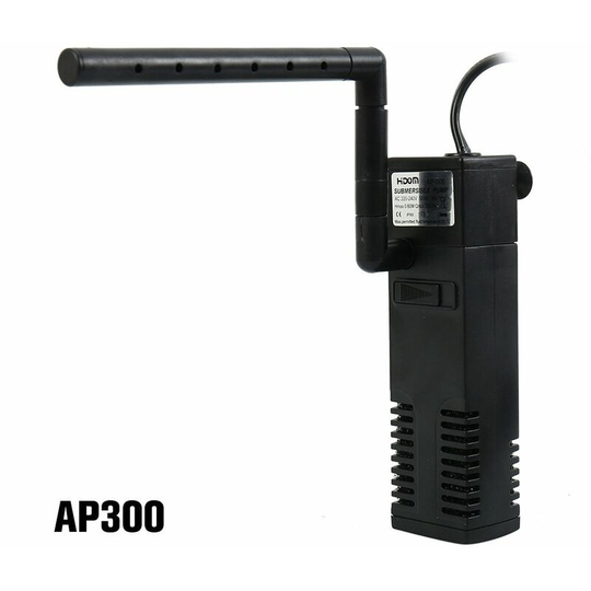 Aquarium Filter Submersible Built-in Filter Fish Tank Filter Pump AP-300L 1pcs